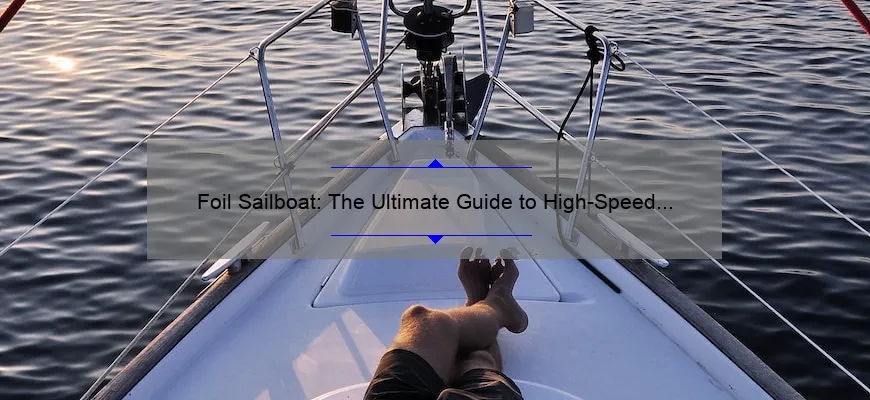 foil sailboat speed
