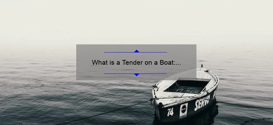 tender on yacht